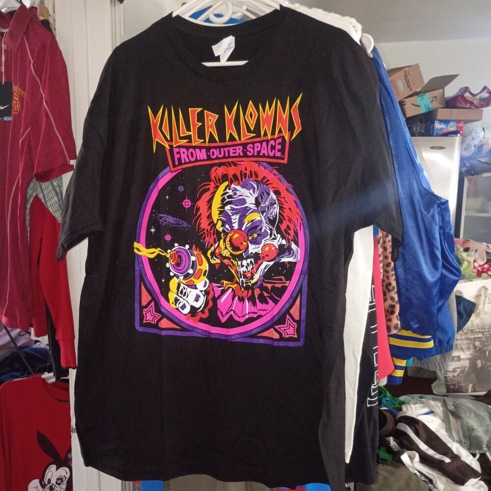 Rare tee killer klowns from outer space film movie promo tee size xxl